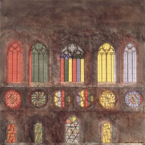 Brice Marden, Window Study II (for Basle Munster),1983 © Pro Litteris