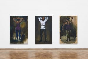 Lynette Yiadom-Boakye, Installationsansicht A Passion To A Principle, Kunsthalle Basel, 2016