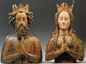 Reliquienbüsten Heinrichs II. und Kunigundes, um 1430/40