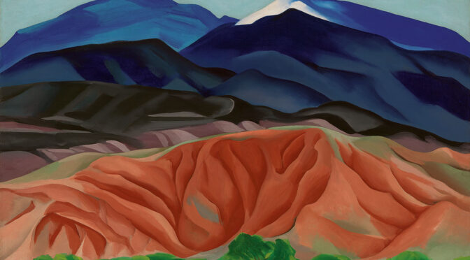 Georgia O’Keeffe, Black Mesa Landscape, New Mexico / Out Back of Marie’s II, 1930