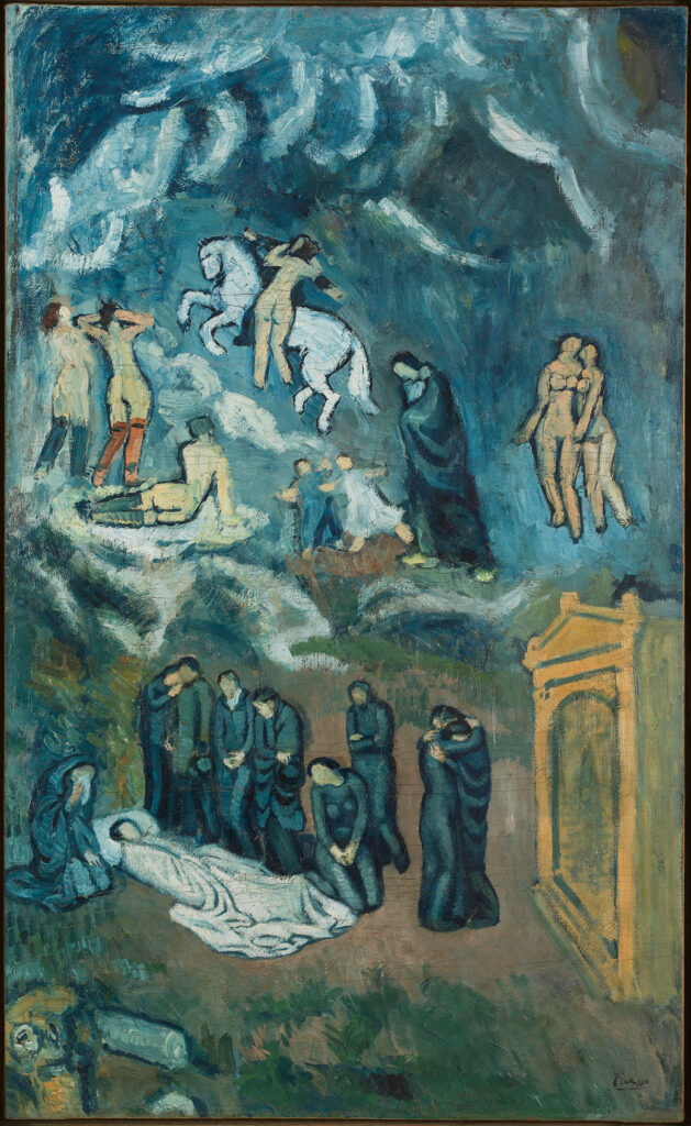 Pablo Picasso. Evokation (Das Begräbnis Casagemas'), 1901