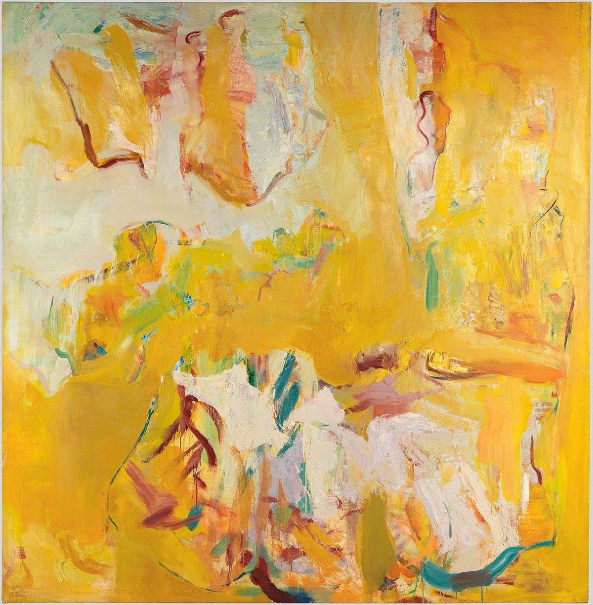Shirley Jaffe, Arceuil Yellow, 1956