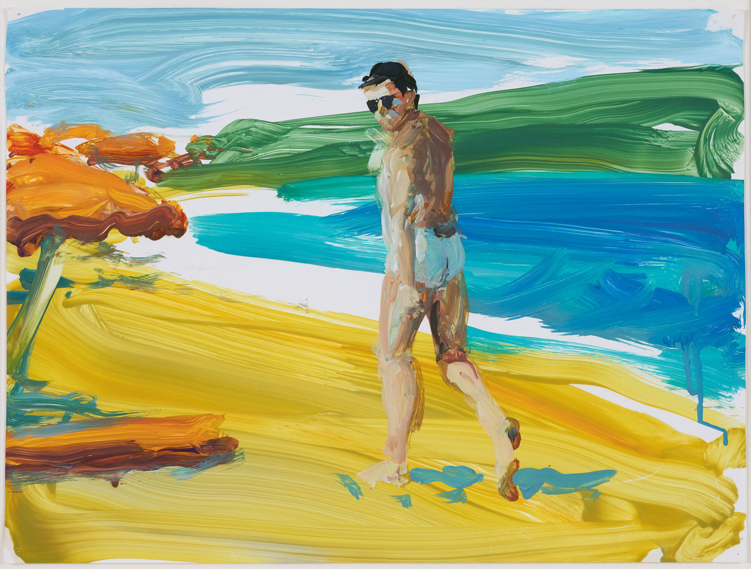 Eric Fischl, Untitled (Bather with Sunglasses), 1984