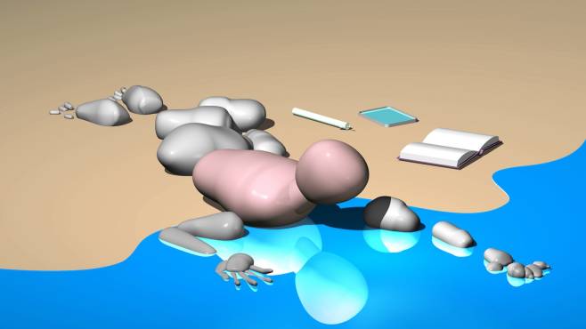 Yves Netzhammer, Reise der Schatten, 2024, courtesy of the artist